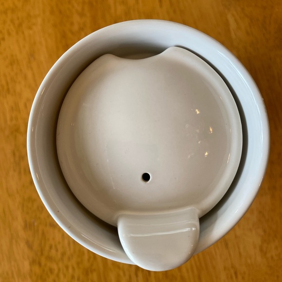 Rae Dunn Ceramic Travel Tumbler Mug “Happy” - Picture 5 of 7